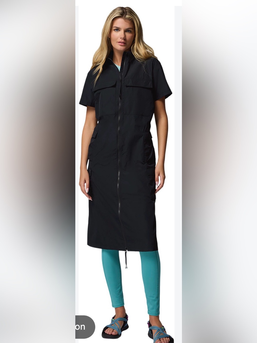 Black Columbia Elevated Utility zipper dress M